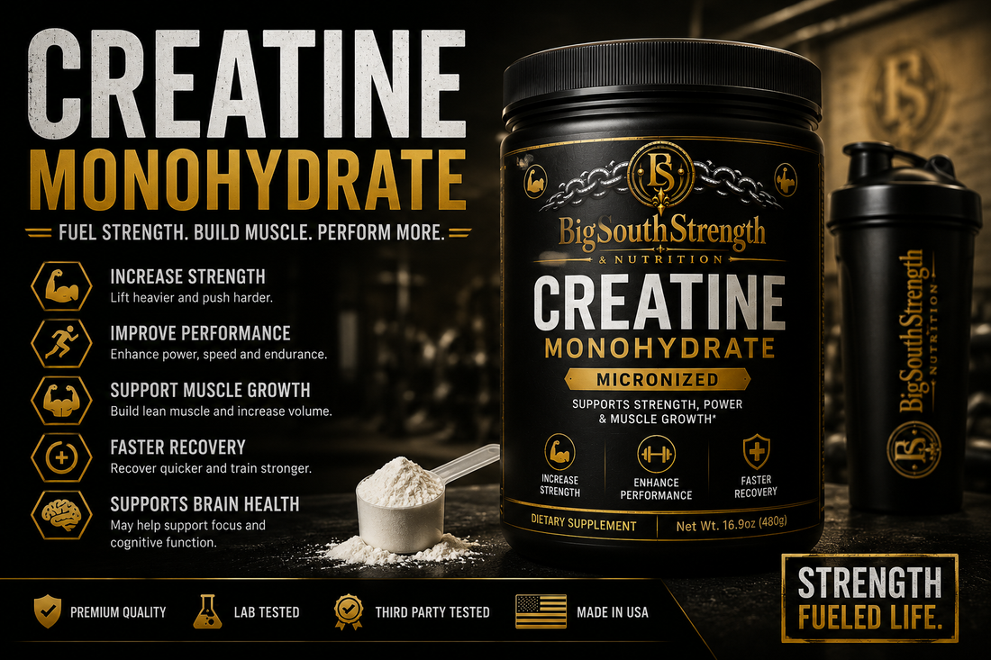 Creatine Monohydrate: One of the Most Effective Supplements for Strength, Performance, and Muscle Growth