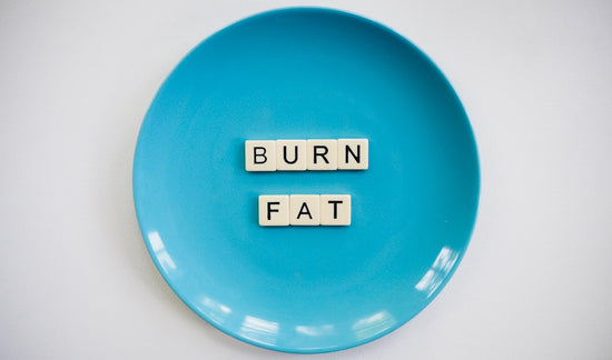 a blue plate with the words burn fat spelled on it.best fat burner supplement for weight loss 
