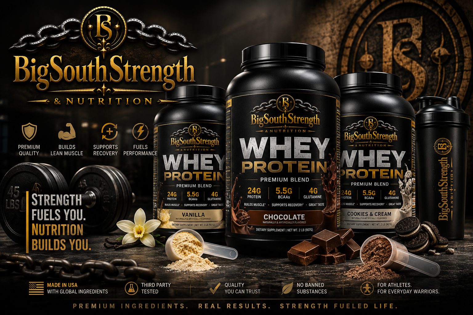 Premium Protein Powder for Muscle Growth & Recovery