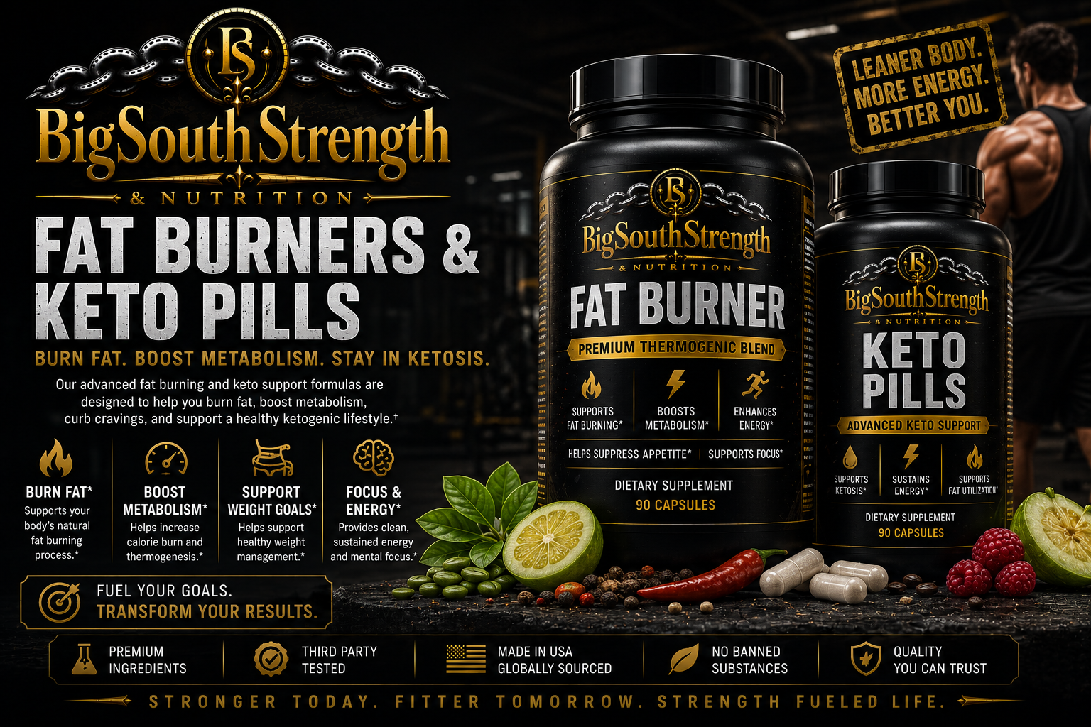 Premium Fat Burners & Keto Support for Energy, Metabolism & Weight Management