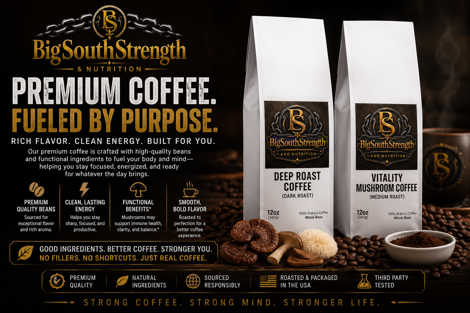 Premium Coffee for Energy, Focus & Everyday Performance