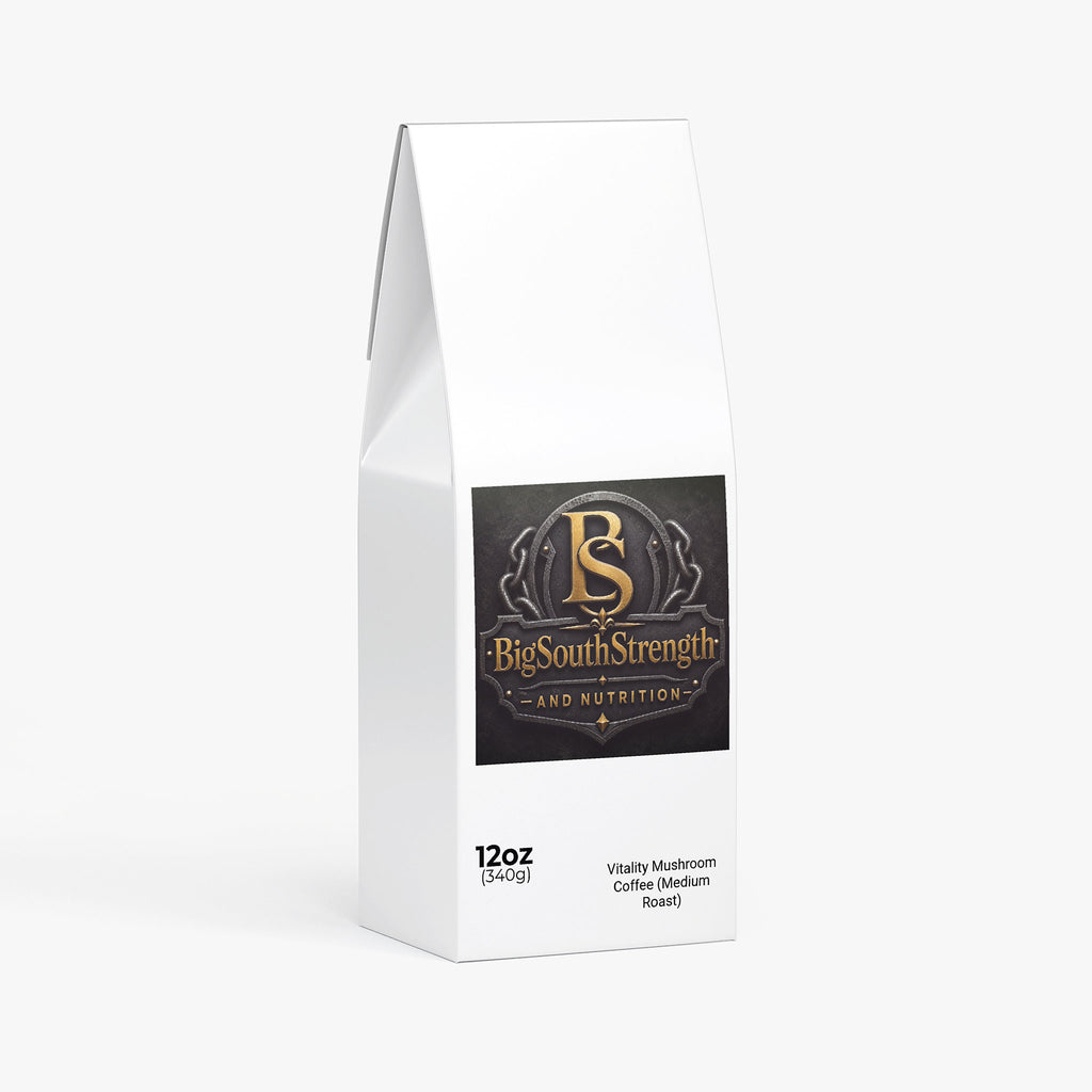 BigSouthStrength Mushroom Coffee – Medium Roast – Energy & Focus