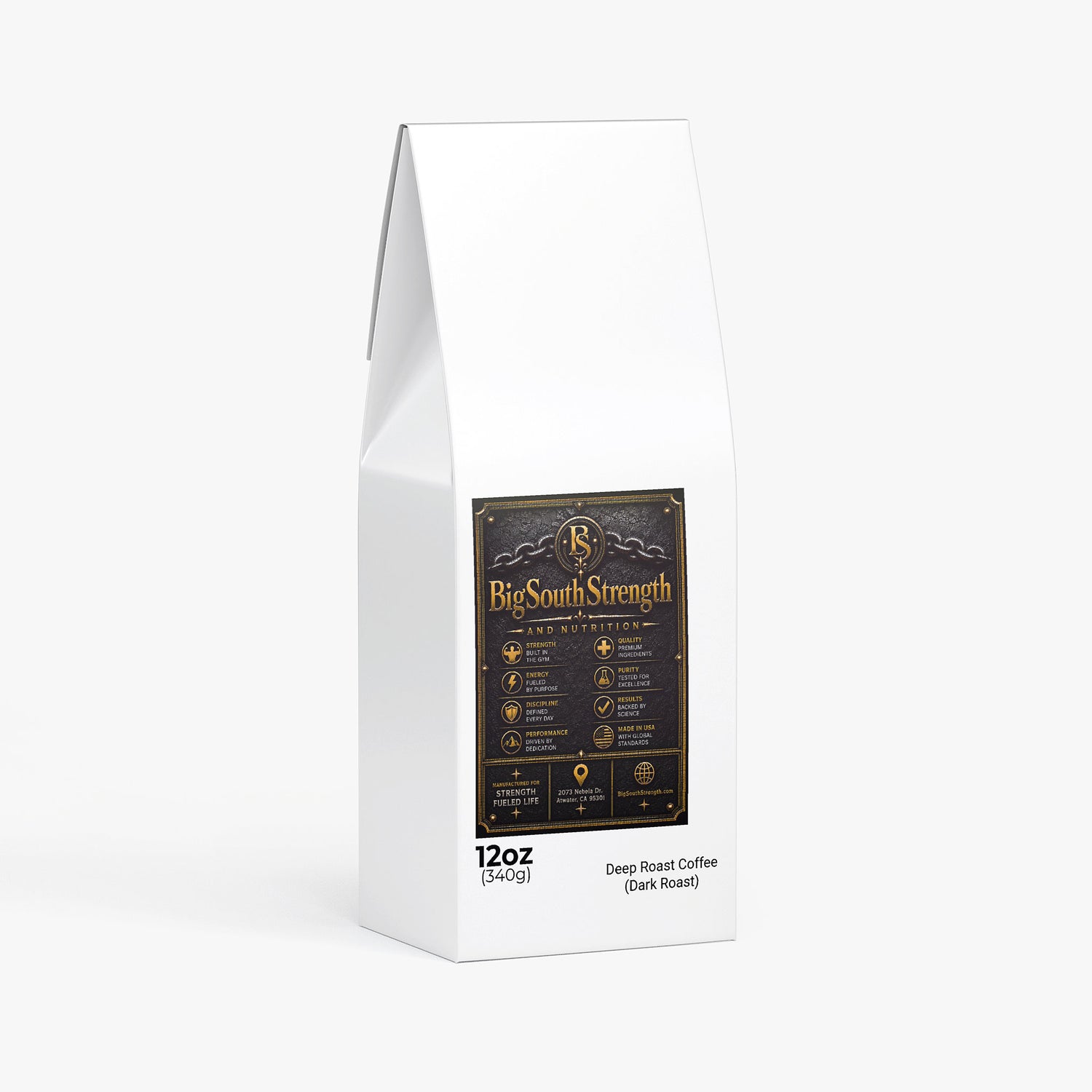 BigSouthStrength Dark Roast Coffee – Energy & Performance Blend