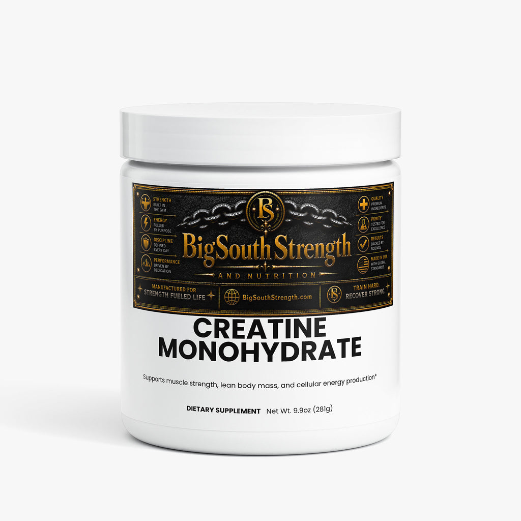 BigSouthStrength Creatine Monohydrate Powder – Strength, Power & Muscle Performance