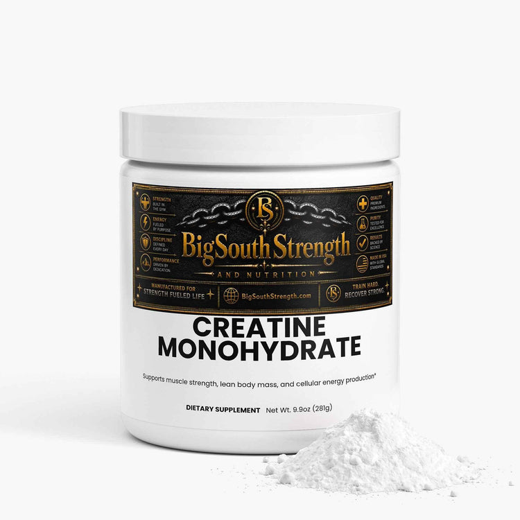Transform Your Workouts with BigSouthStrength Creatine Monohydrate Powder – Unleash Strength, Power & Muscle Performance