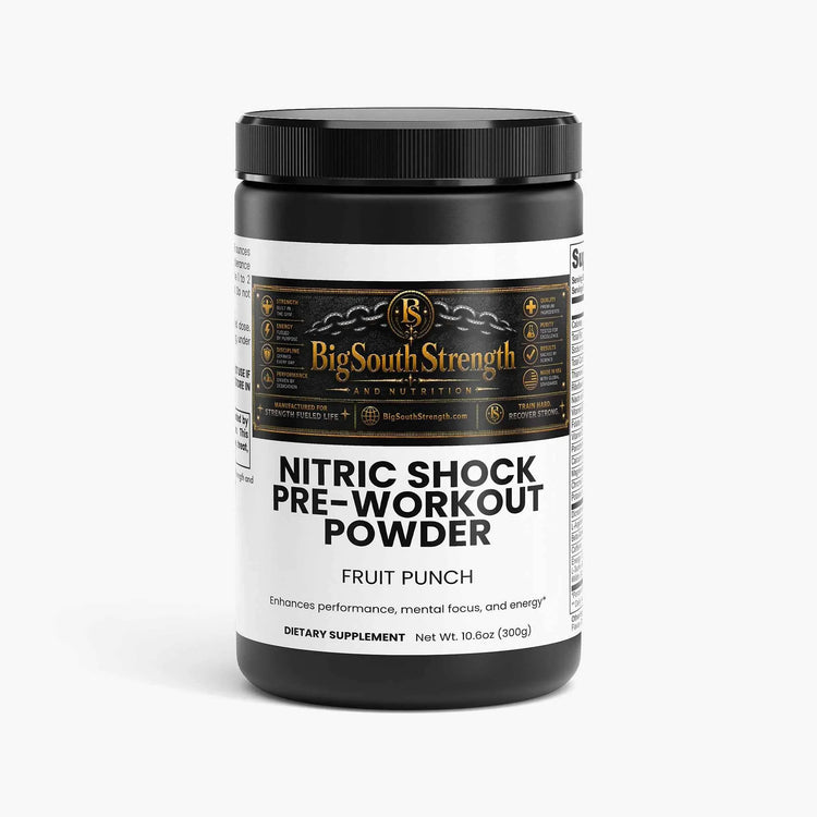 BigSouthStrength Nitric Oxide Pre-Workout in Fruit Punch flavor