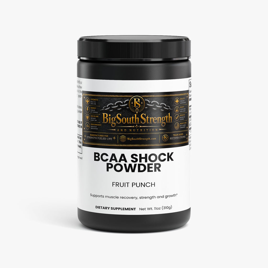 BigSouthStrength BCAA Recovery Powder – Fruit Punch – Muscle Repair & Endurance
