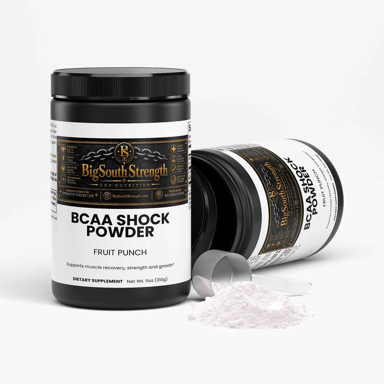 BigSouthStrength BCAA Recovery Powder - Fruit Punch for Ultimate Muscle Repair and Endurance