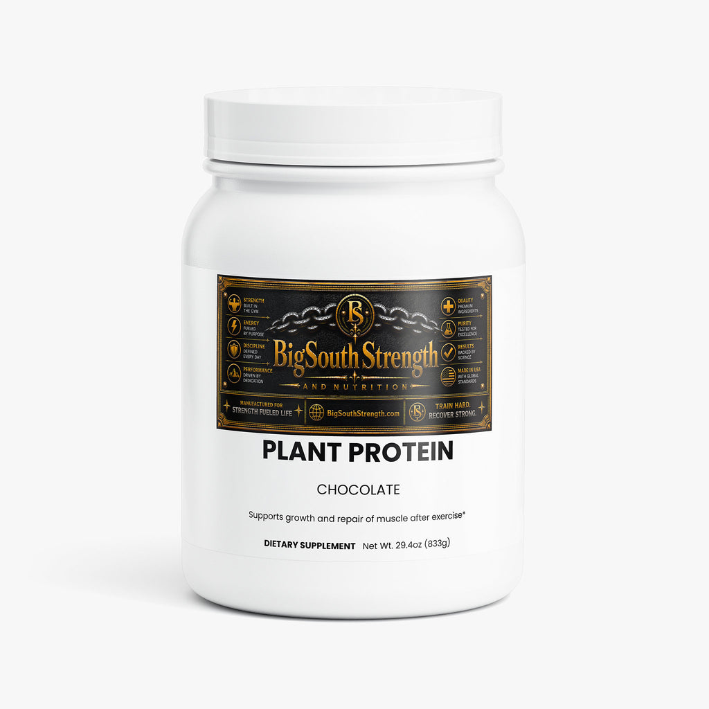BigSouthStrength Plant-Based Protein Powder – Chocolate – Vegan Muscle Recovery