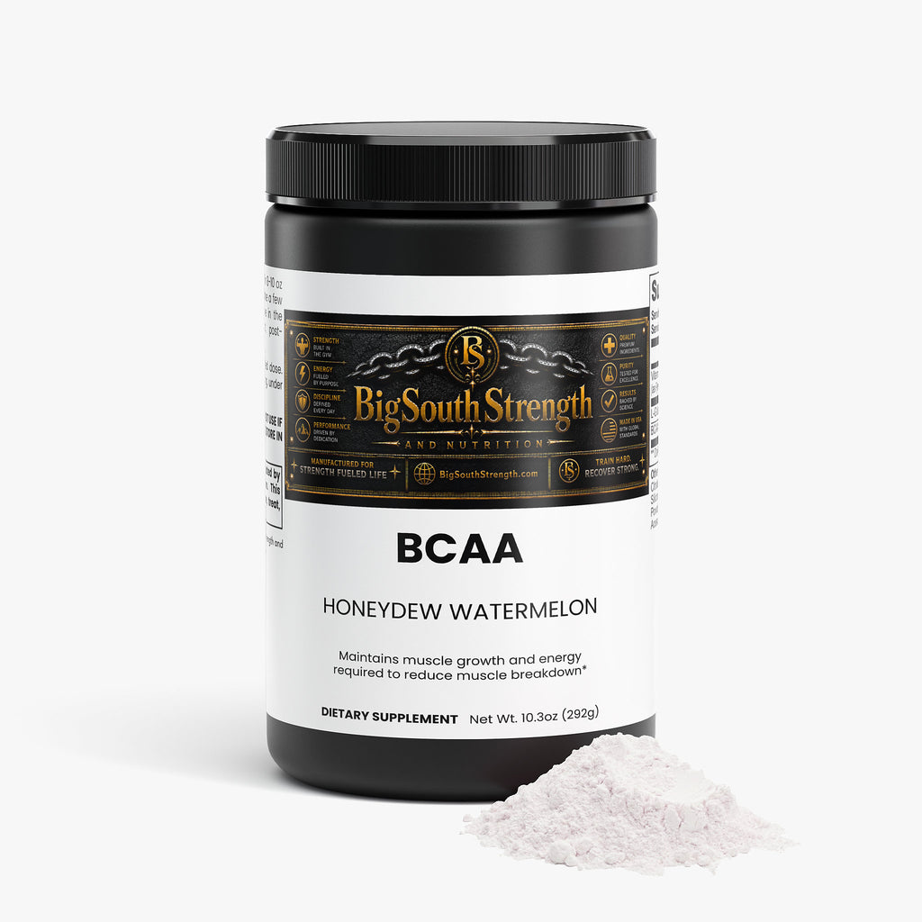 BigSouthStrength BCAA Post-Workout Powder – Honeydew Watermelon – Muscle Recovery