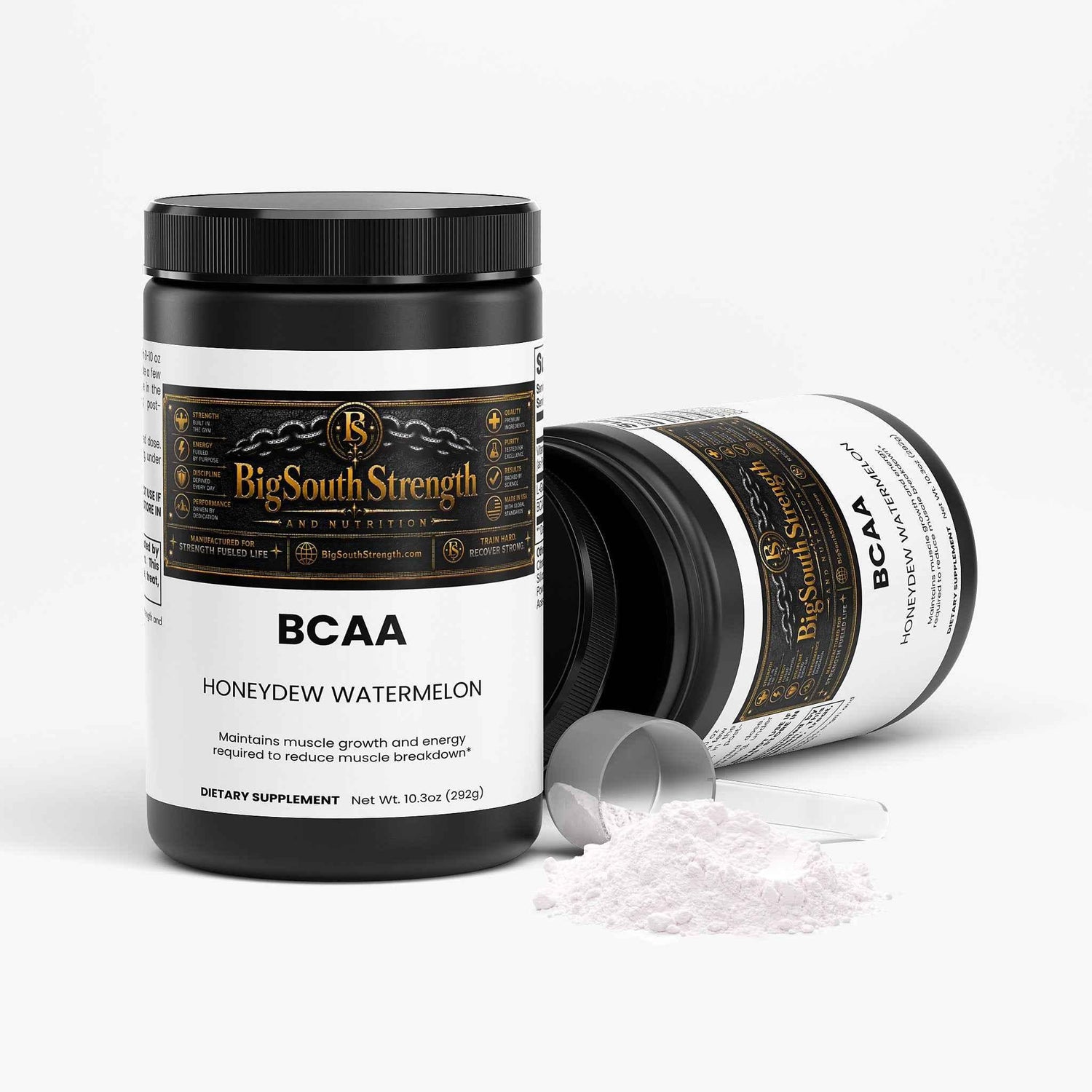BigSouthStrength BCAA Post-Workout Powder – Honeydew Watermelon for Rapid Recovery and Optimal Performance