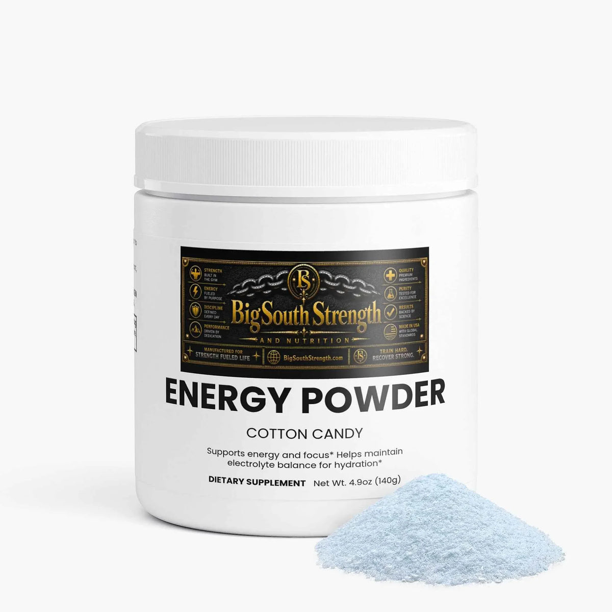Elevate Your Workout with BigSouthStrength Cotton Candy Pre-Workout Powder