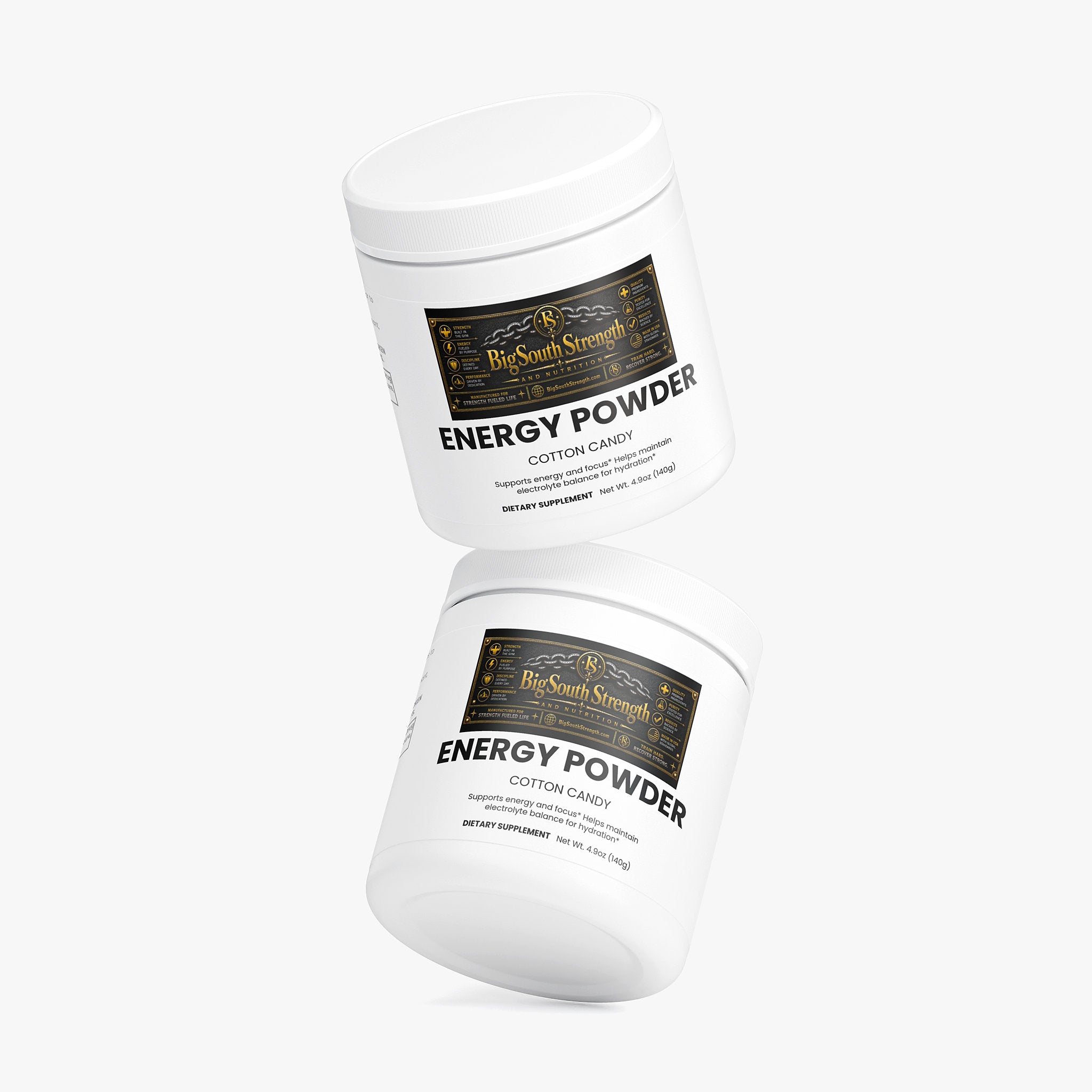 BigSouthStrength Pre-Workout Powder – Cotton Candy – Energy, Focus & Performance