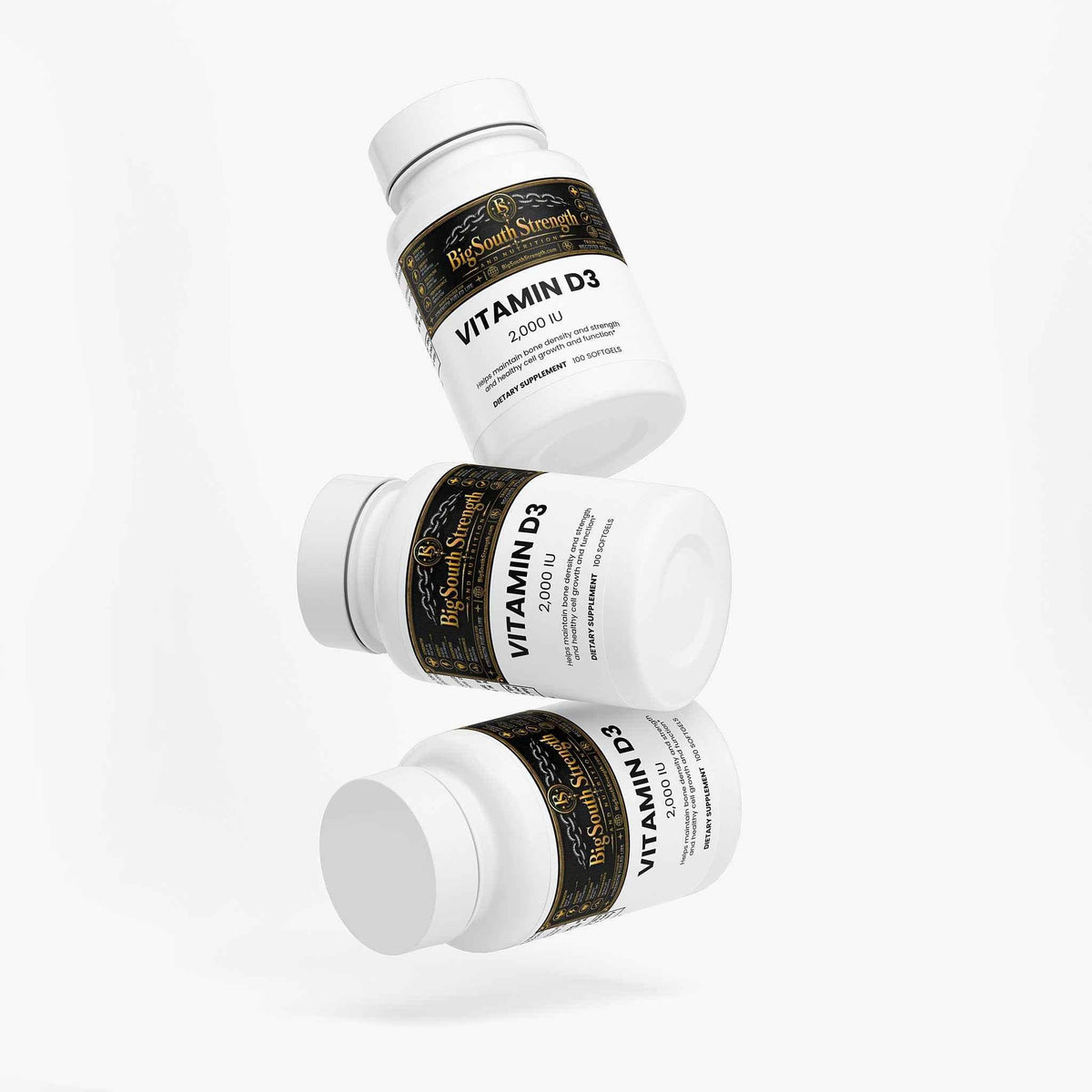 Daily Vitamin D3 Supplement - Boost Your Immune Support & Enhance Wellness with BigSouthStrength