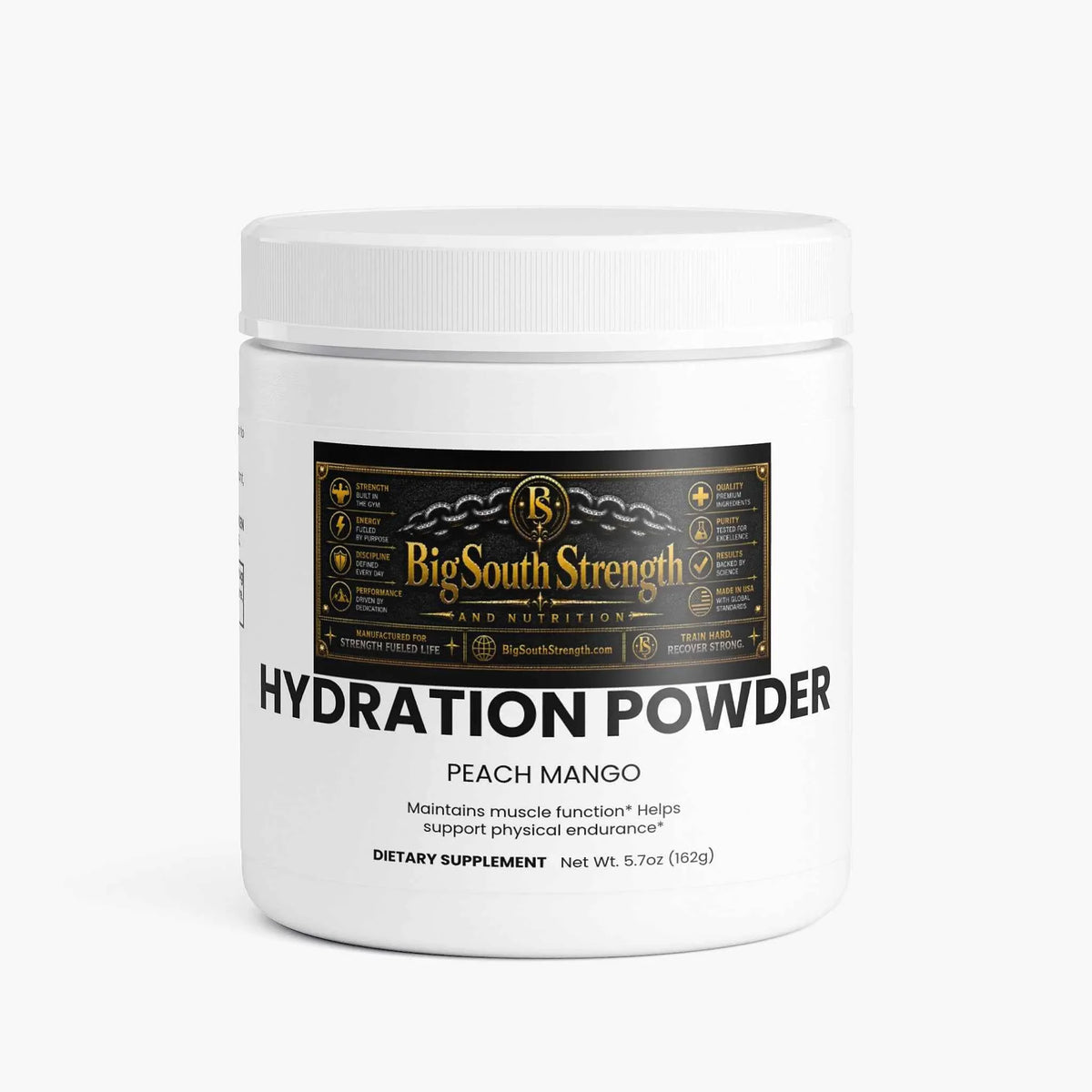 Electrolyte Hydration Powder Peach Mango – Boost Your Performance with BigSouthStrength