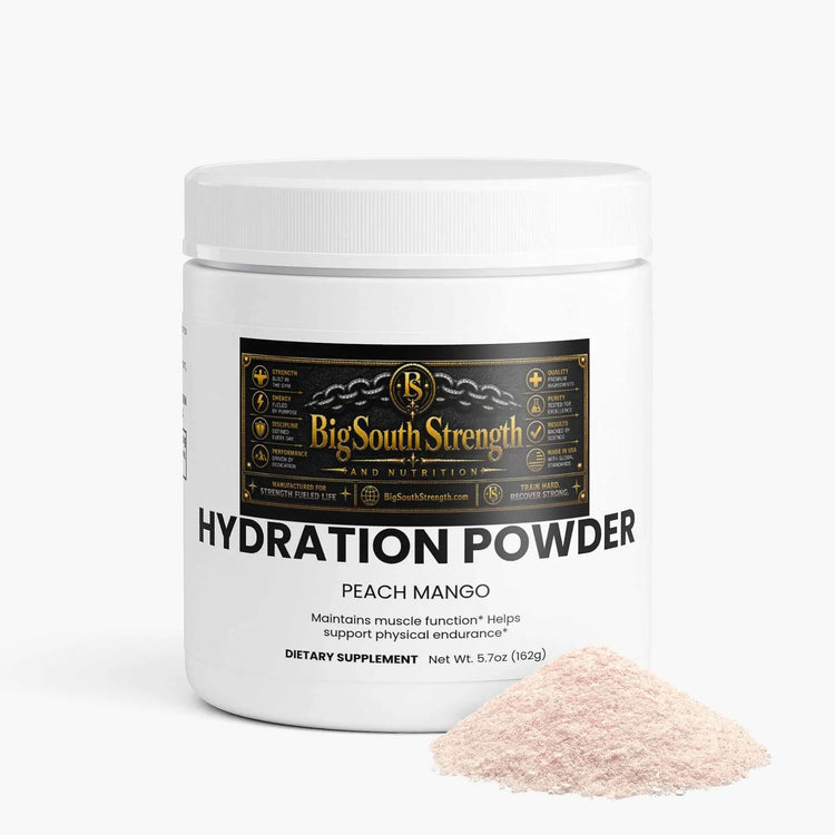 Electrolyte Hydration Powder Peach Mango – Boost Your Performance with BigSouthStrength