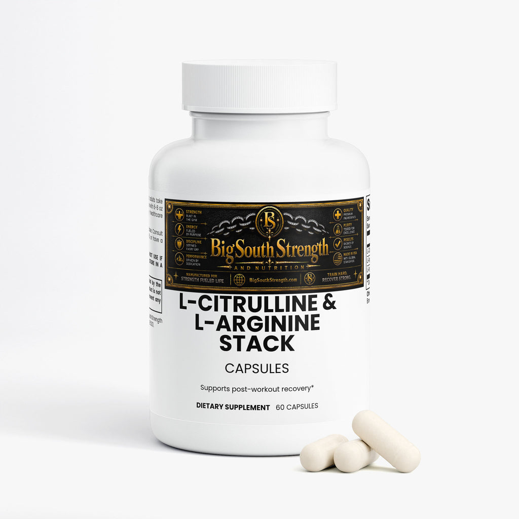 BigSouthStrength L-Citrulline & L-Arginine Powder – Pump, Blood Flow & Endurance