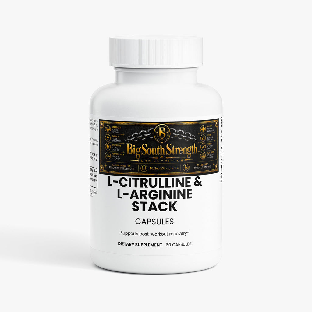 BigSouthStrength L-Citrulline & L-Arginine Powder – Pump, Blood Flow & Endurance