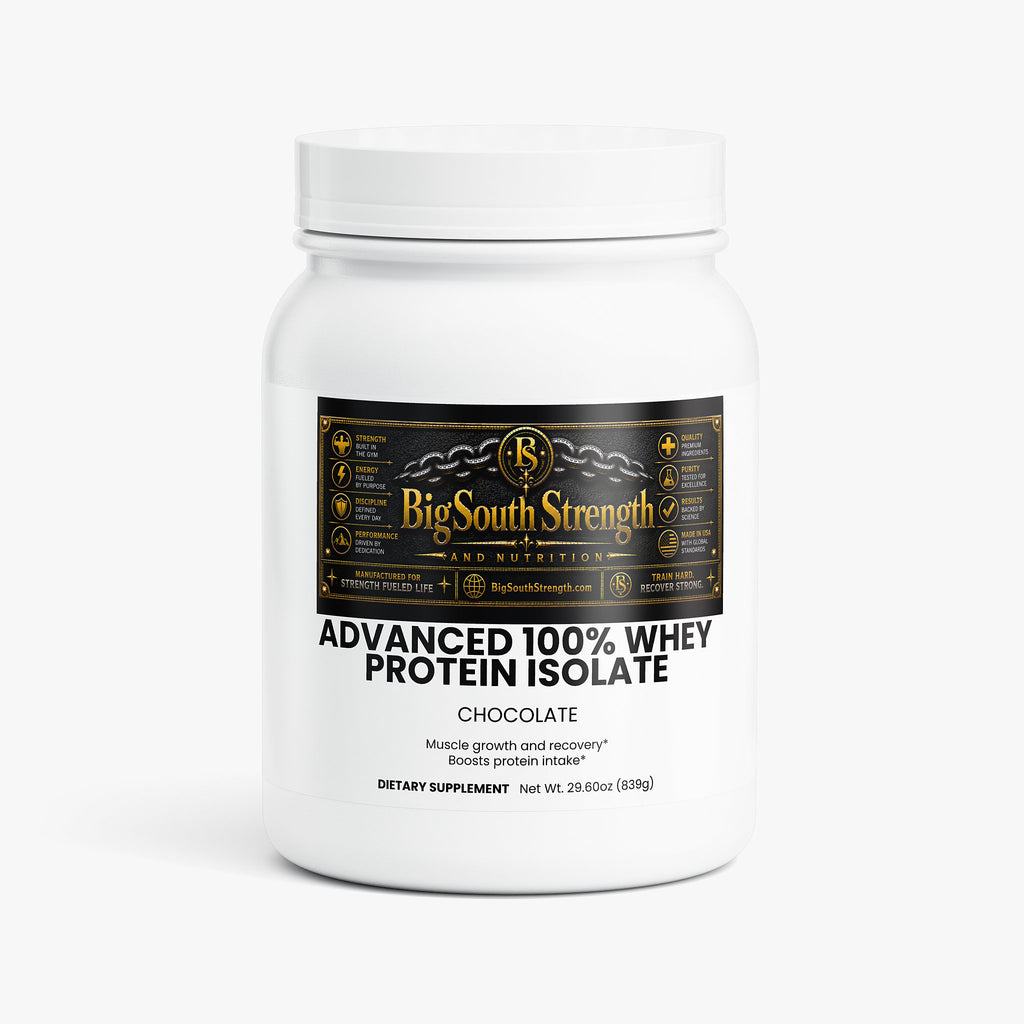 BigSouthStrength 100% Whey Protein Isolate – Chocolate – Lean Muscle & Fast Absorption