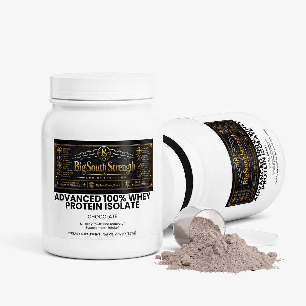 BigSouthStrength 100% Whey Protein Isolate – Chocolate – Lean Muscle & Fast Absorption