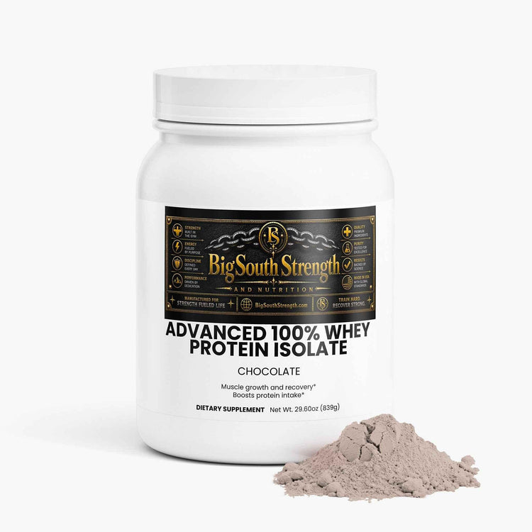 BigSouthStrength 100% Chocolate Whey Protein Isolate – Lean Muscle Support & Rapid Recovery