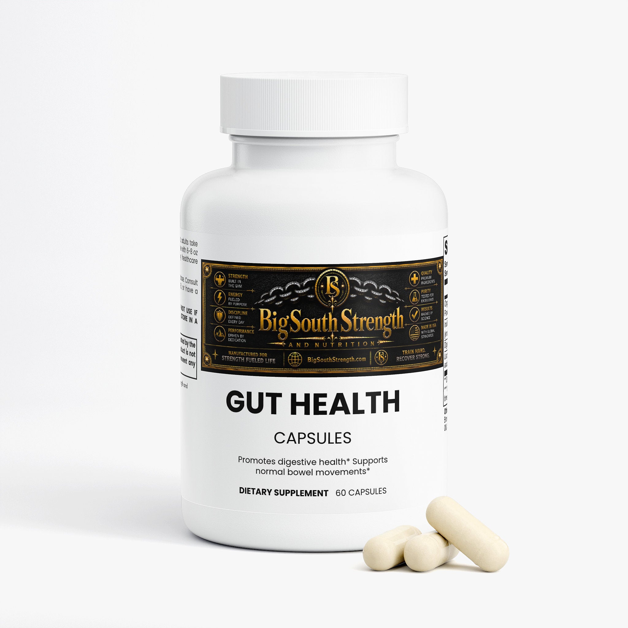 BigSouthStrength Gut Health Probiotic Supplement – Digestive Support & Immunity