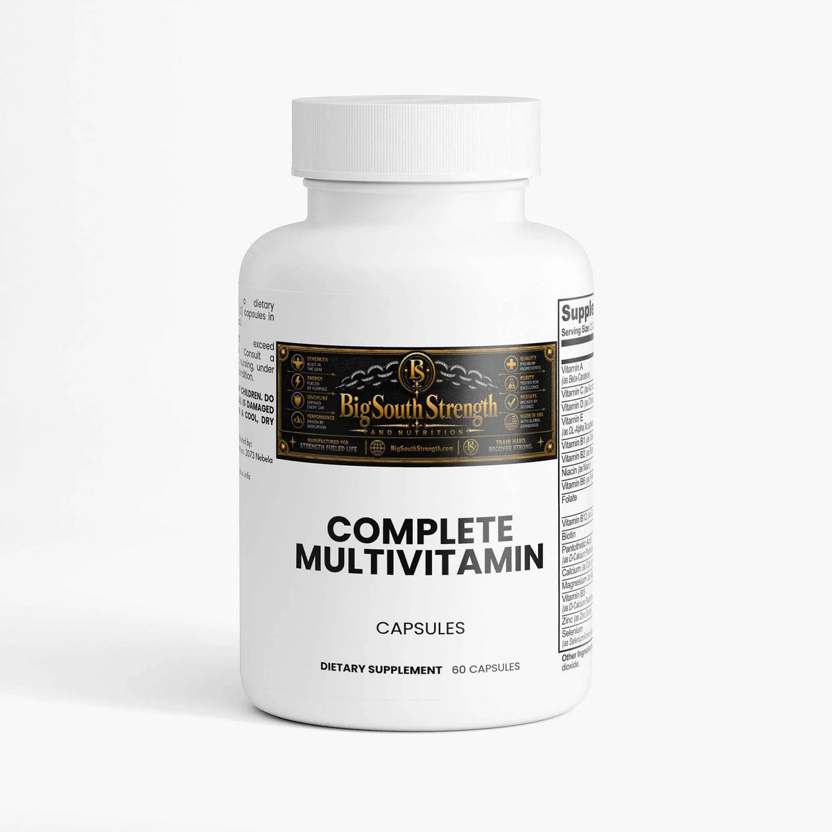 Complete Multivitamin for Daily Energy, Immunity & Comprehensive Nutrition