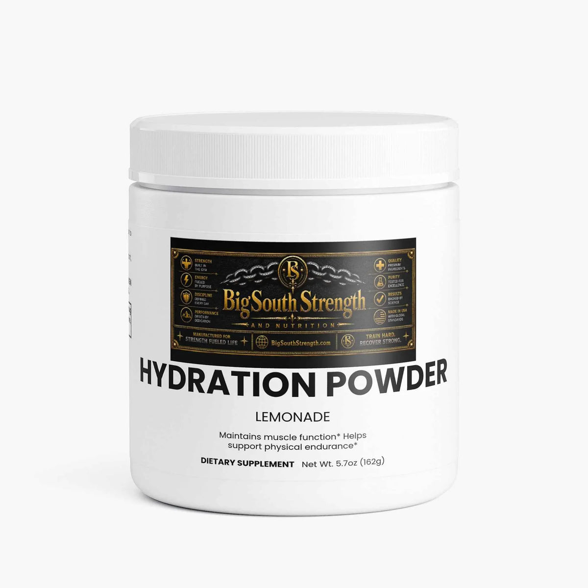 BigSouthStrength WARPATH™ Premium Electrolyte Hydration Formula | Lemonade Flavor for Optimal Performance
