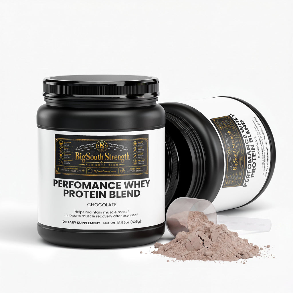 BigSouthStrength Whey Protein Powder – Chocolate – Muscle Growth & Recovery