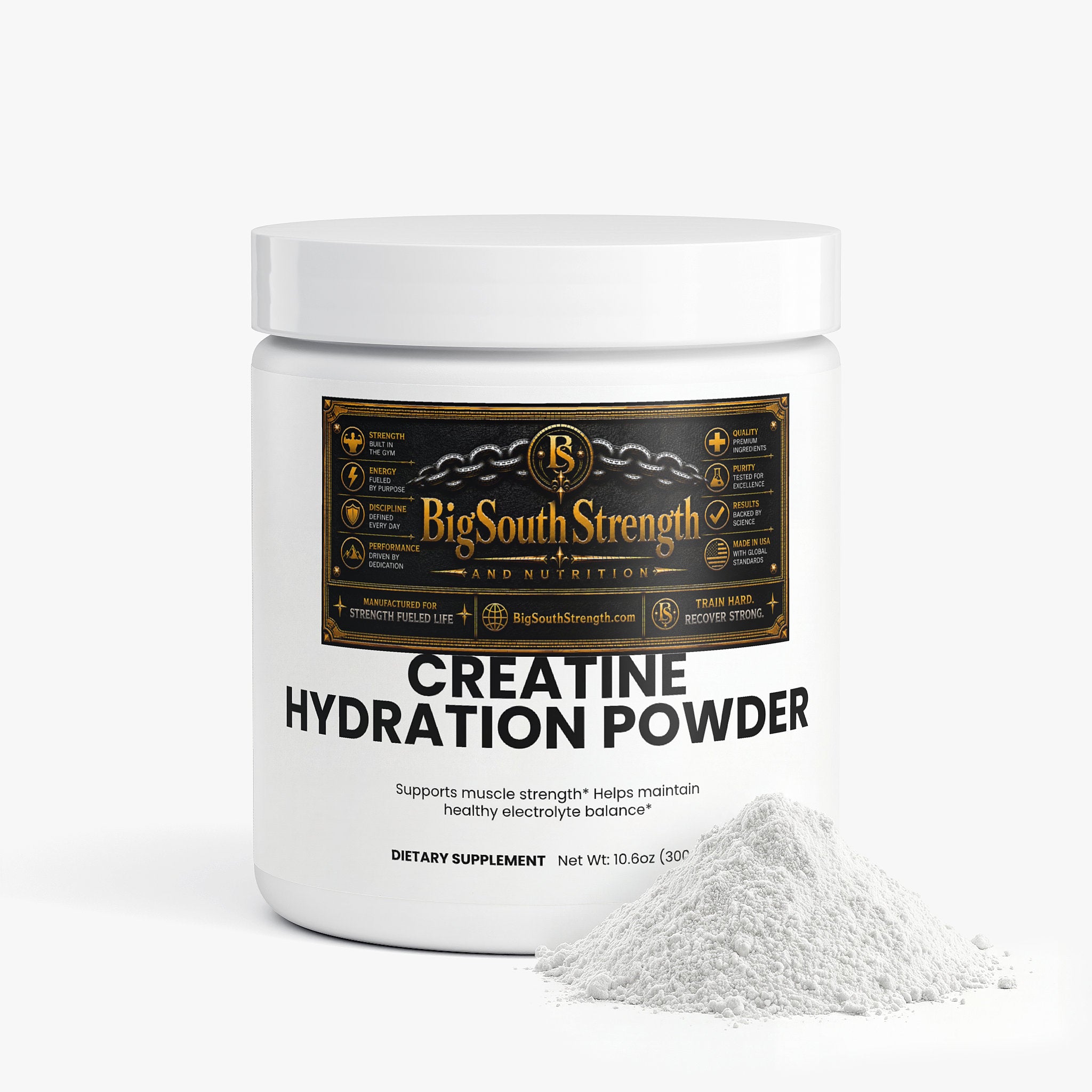 BigSouthStrength Creatine Hydration Powder – Strength, Power & Electrolytes