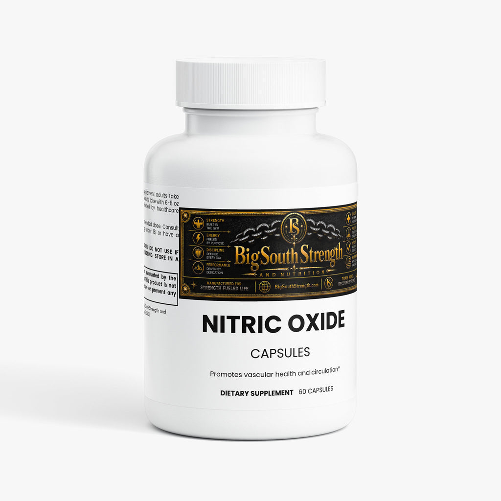 BigSouthStrength Nitric Oxide Supplement – Pump, Blood Flow & Endurance