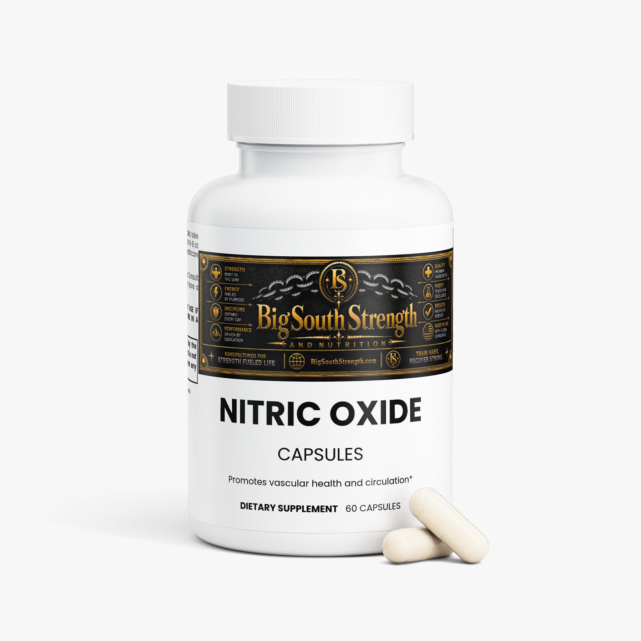 BigSouthStrength Nitric Oxide Supplement – Pump, Blood Flow & Endurance