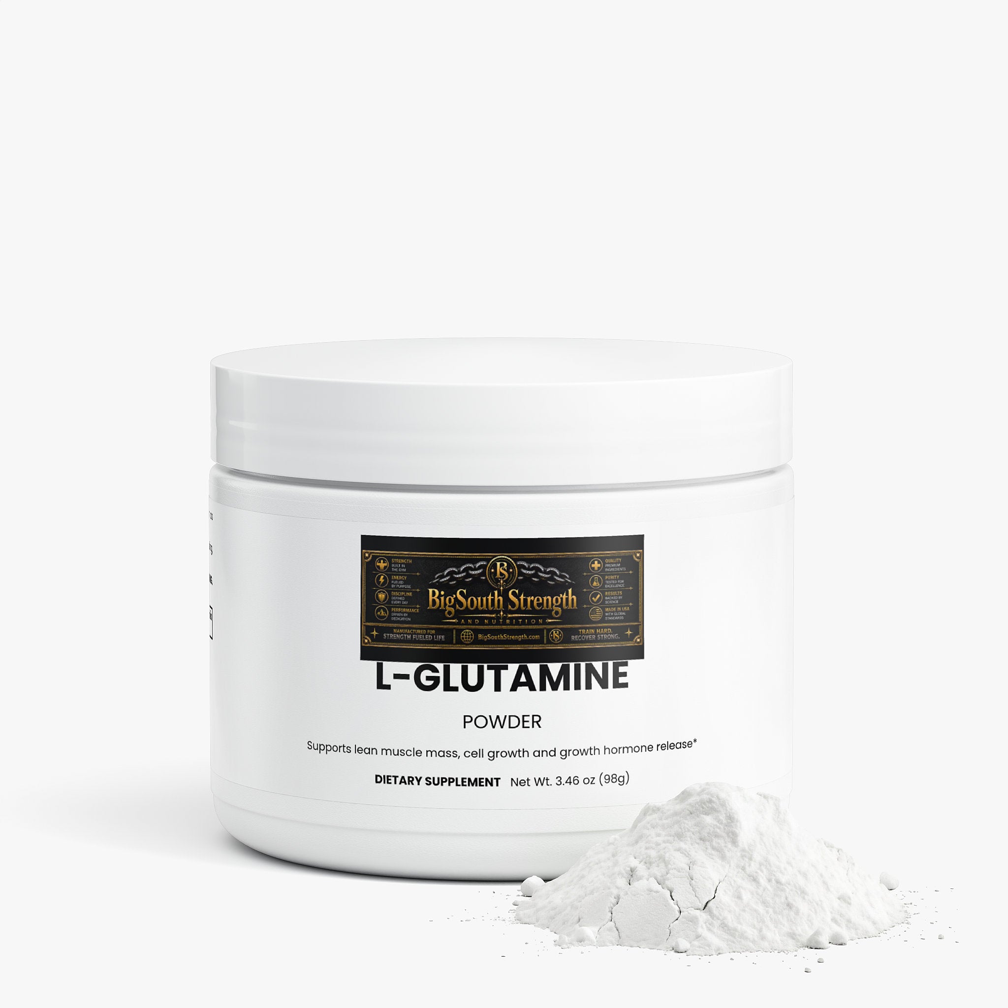 BigSouthStrength L-Glutamine Powder – Post-Workout Support & Digestive Health