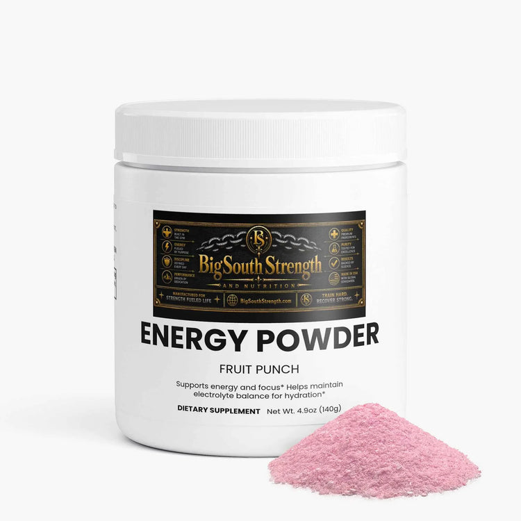 BigSouthStrength Pre-Workout Powder – Energize Your Workout with Fruit Punch Flavor
