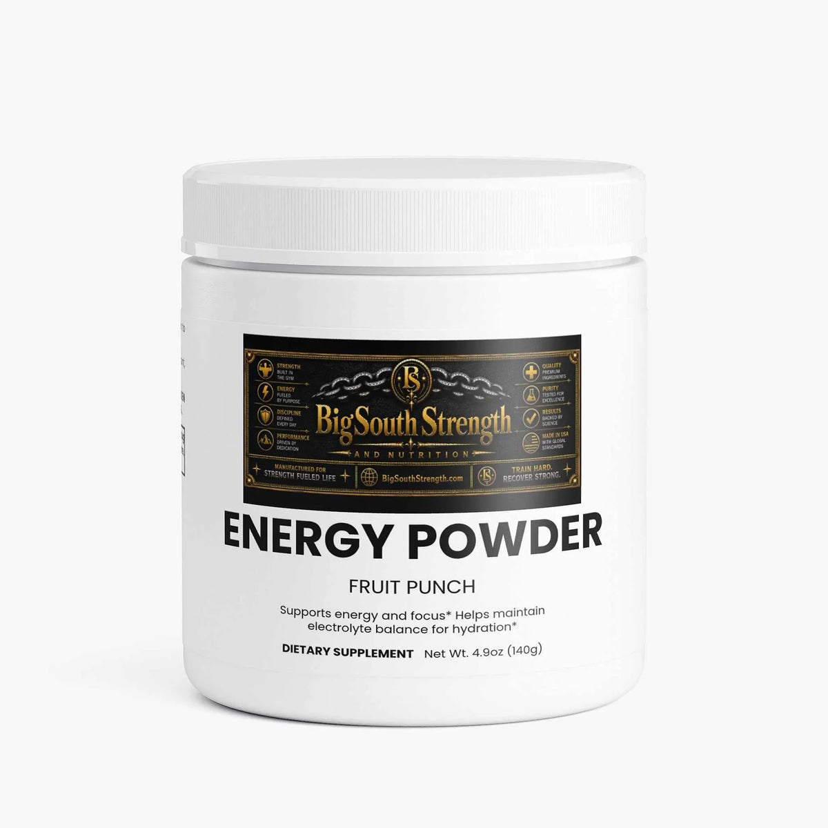 BigSouthStrength Pre-Workout Powder – Energize Your Workout with Fruit Punch Flavor