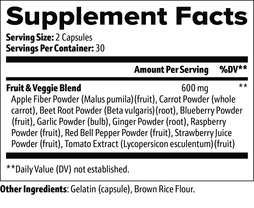 BigSouthStrength Fruits & Veggies Superfood Powder – Daily Vitamins & Minerals