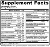 Complete Multivitamin for Daily Energy, Immunity & Comprehensive Nutrition
