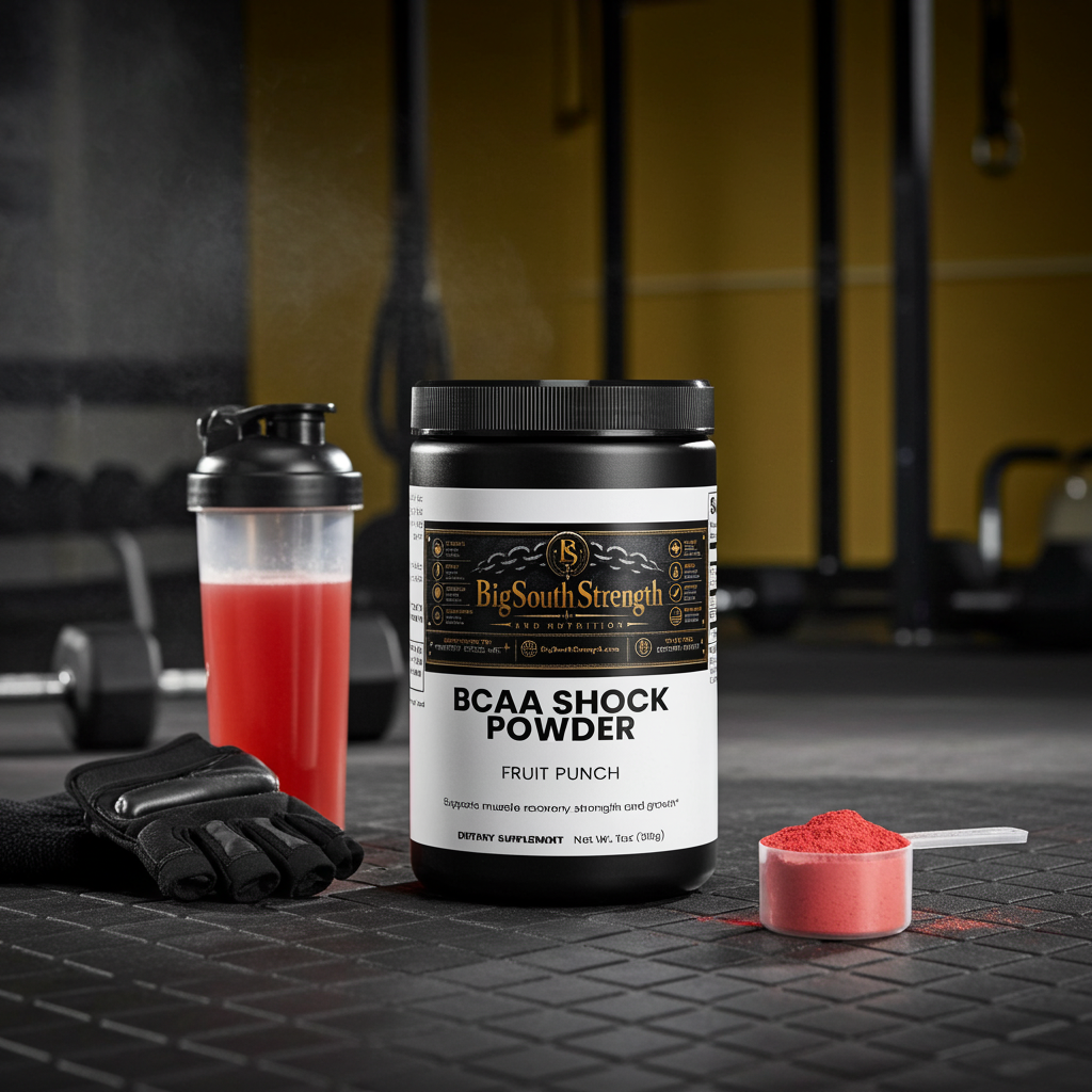 BigSouthStrength BCAA Recovery Powder – Fruit Punch – Muscle Repair & Endurance