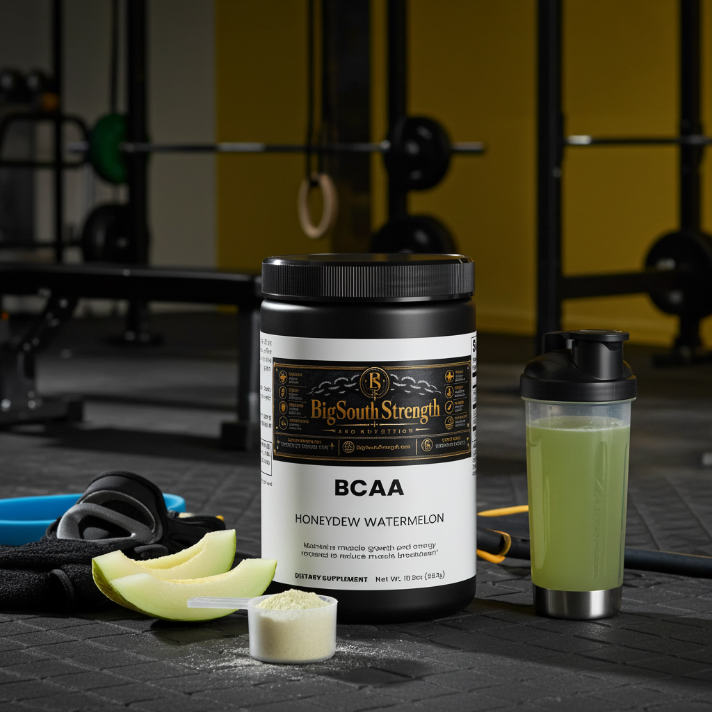 BigSouthStrength BCAA Post-Workout Powder – Honeydew Watermelon – Muscle Recovery