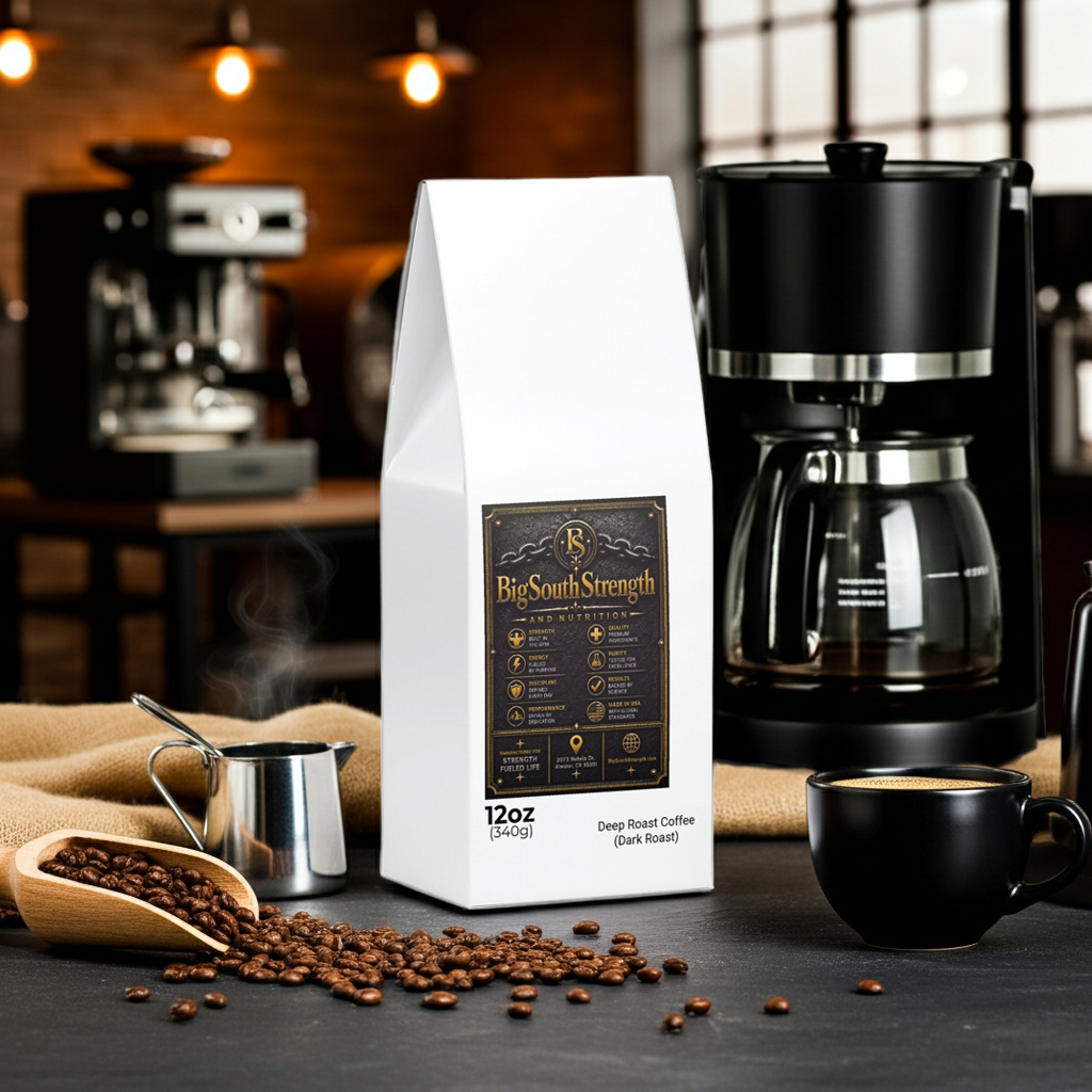 BigSouthStrength Dark Roast Coffee – Energy & Performance Blend
