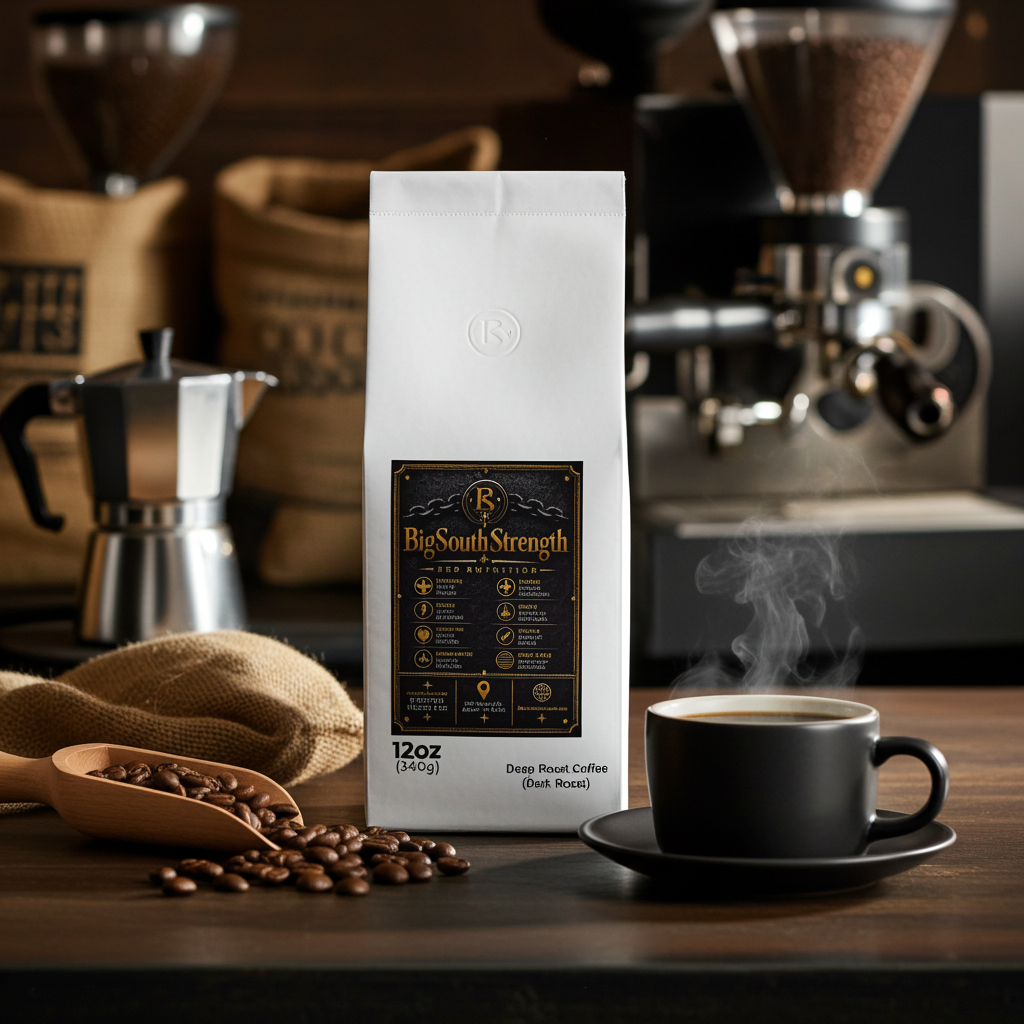 BigSouthStrength Dark Roast Coffee – Energy & Performance Blend