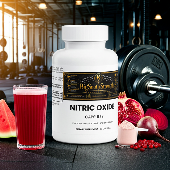 BigSouthStrength Nitric Oxide Supplement – Pump, Blood Flow & Endurance