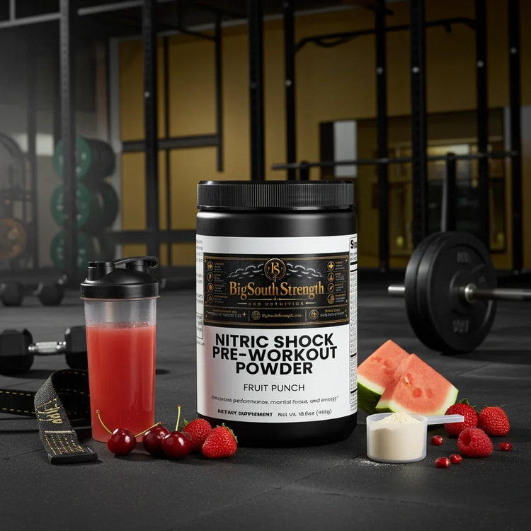 BigSouthStrength Nitric Oxide Pre-Workout in Fruit Punch flavor