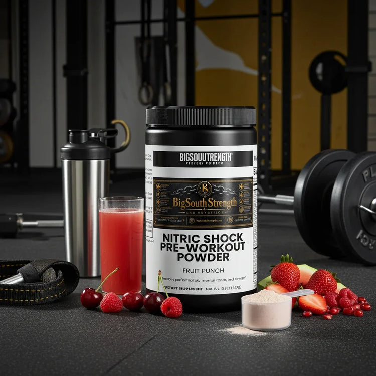 BigSouthStrength Nitric Oxide Pre-Workout in Fruit Punch flavor