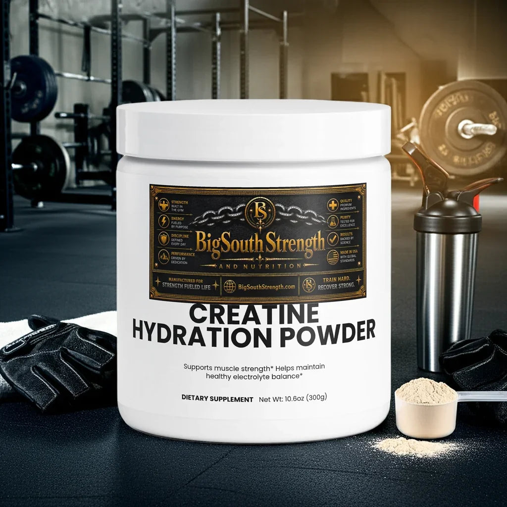 Creatine Hydration Powder for muscle strength and electrolyte balance in gym setting