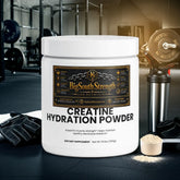 Creatine Hydration Powder for muscle strength and electrolyte balance in gym setting