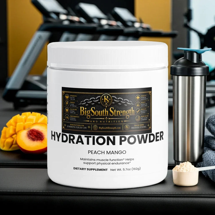 Electrolyte Hydration Powder Peach Mango – Boost Your Performance with BigSouthStrength