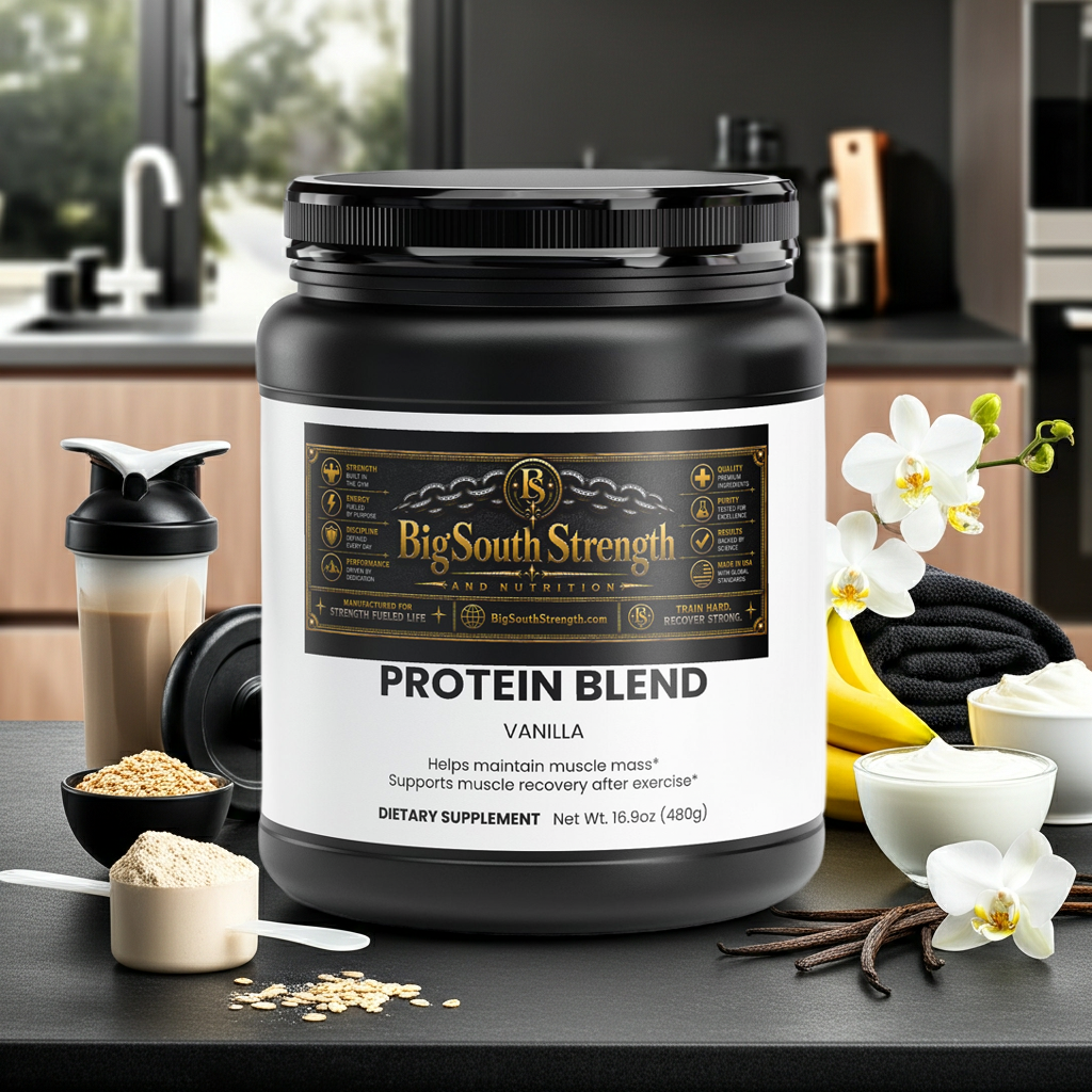 BigSouthStrength Whey Protein Powder – Vanilla – Muscle Growth & Recovery