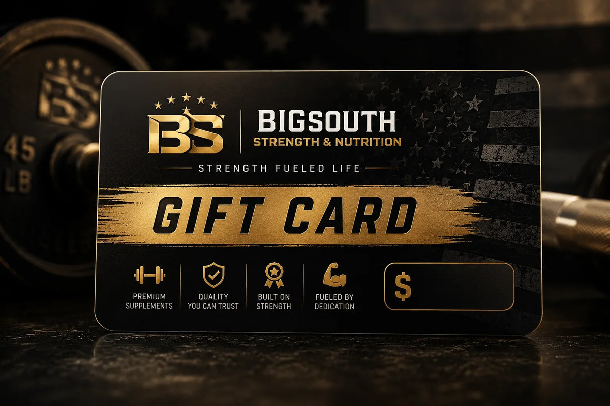 BigSouthStrength Gift Card for fitness supplements and nutrition