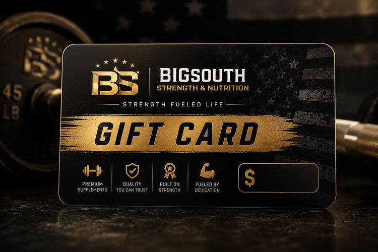 BigSouthStrength Gift Card for fitness supplements and nutrition